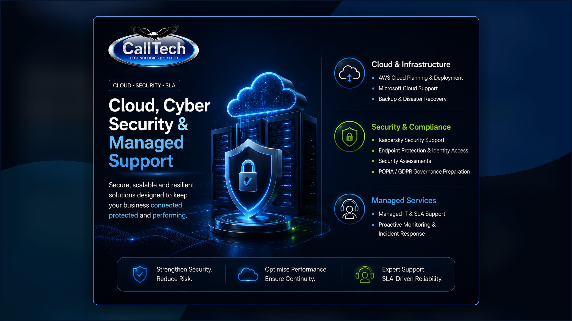 CallTech cloud and cyber security capability